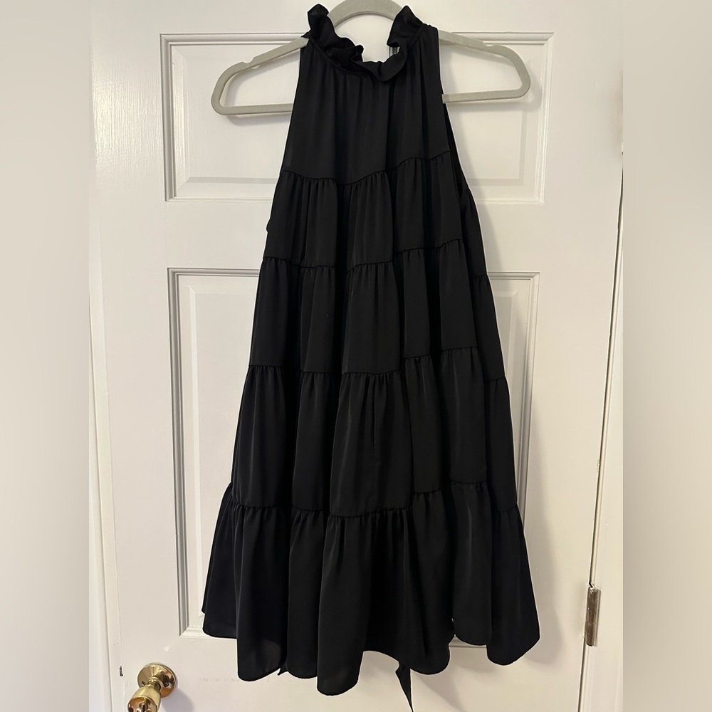 Rhodes Poplin Mino Tiered dress